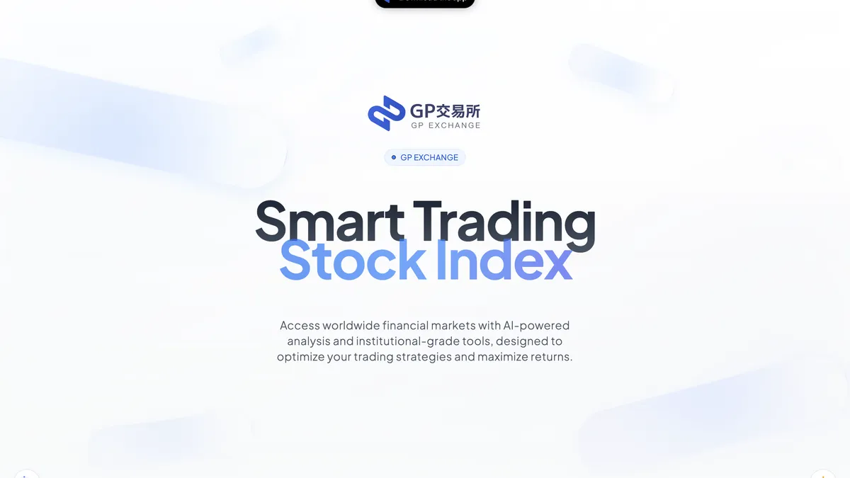 GP Exchange trading interface
