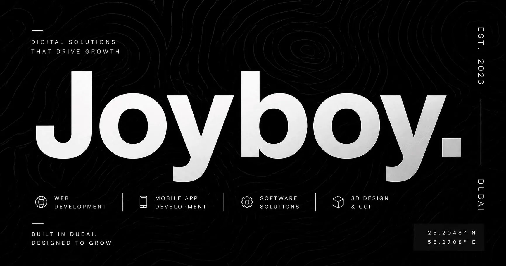 Joyboy Studio landing page